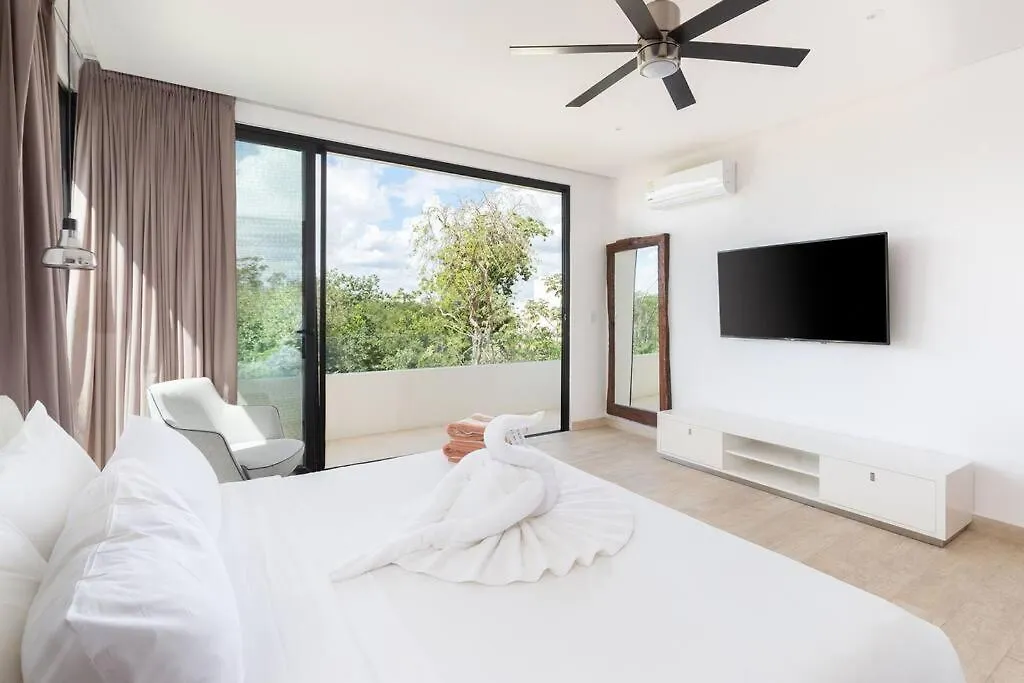 아파트 Central Park Tulum-Ph Con Piscina Privada-3 Rec By Sandy Powerful 멕시코